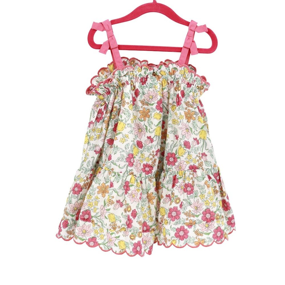 Sincerely Jules Floral Sundress Girls 24M White Spring Garden Party‎ Boho NWOT